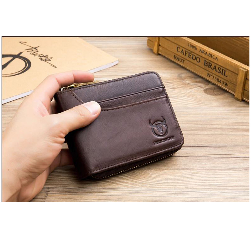 Amazon.com: PONNYC Men Wallets Famous Mens Wallet Male Purses Wallets Top  Zipper Men Wallet with Coin Bag (Color : 835 MiddleSize black) : Everything  Else